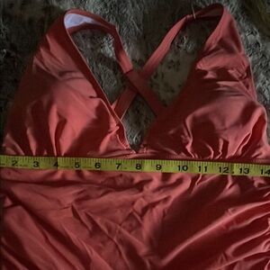 Coral One-Piece Swimsuit